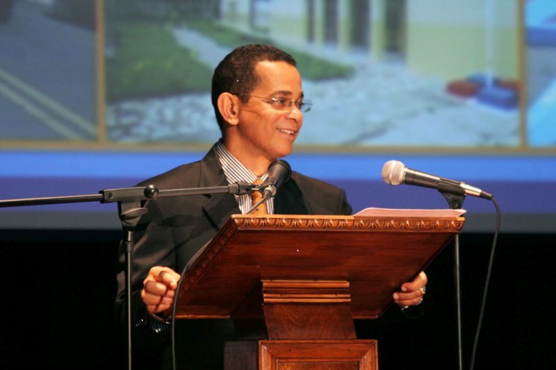 El Senador de Espaillat en su discurso de Rendición de cuentas del primer año de gestion